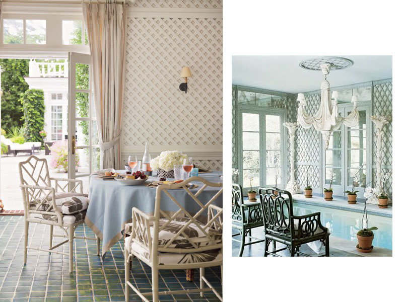 Design Inspiration: Decorating with Treillage