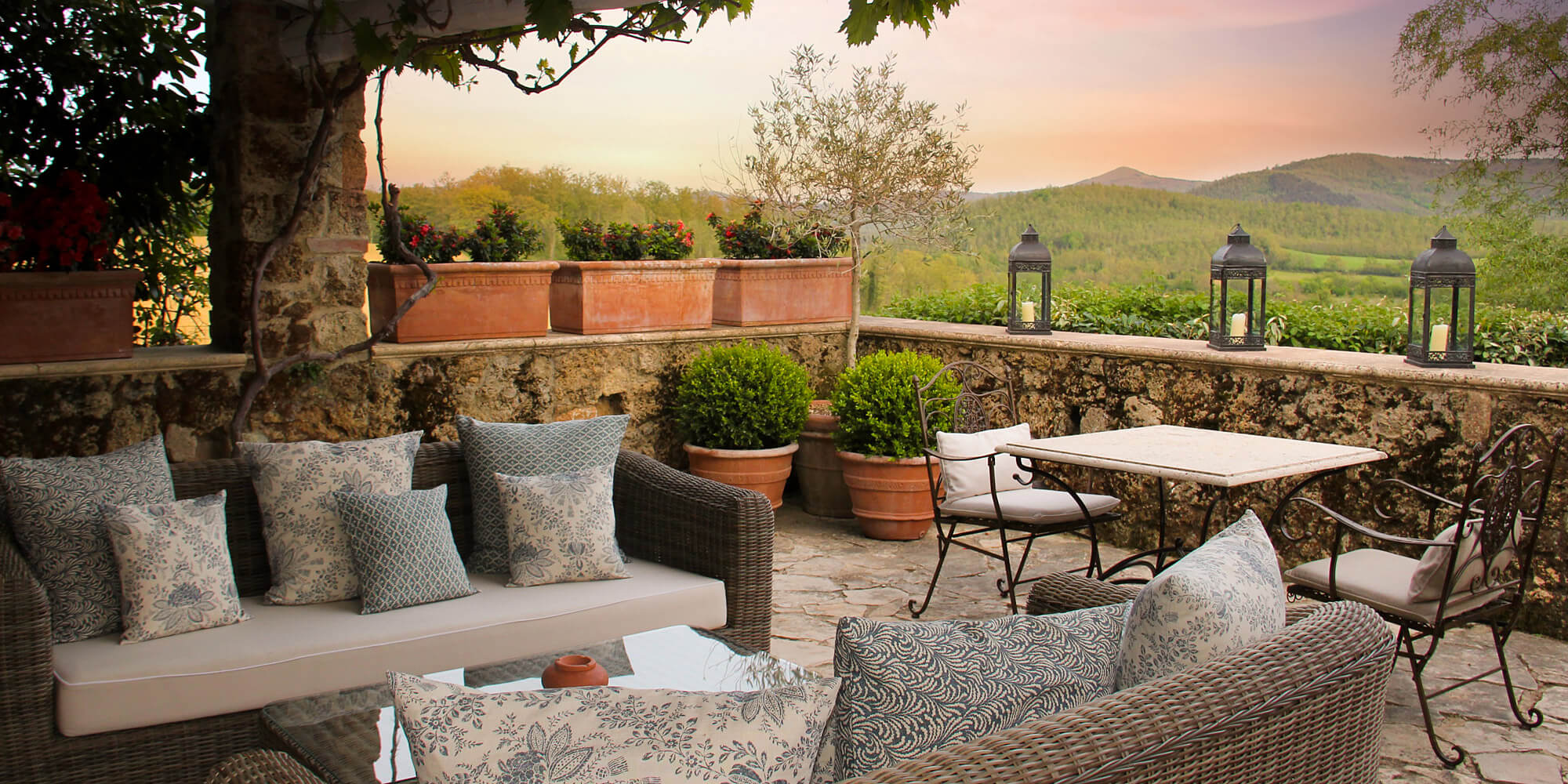 Décor Inspiration | A Beautifully Restored 13th Century Tuscan Villa