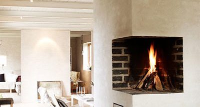 {décor inspiration: corner fireplaces}