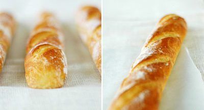 {table for two: homemade french baguettes}