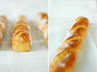 {table for two: homemade french baguettes}