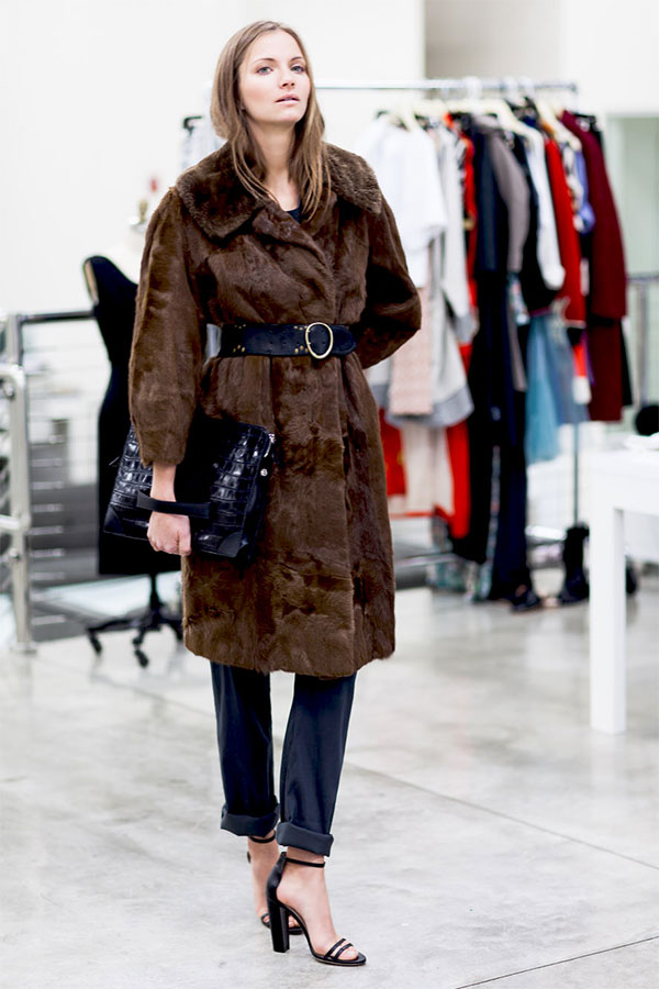 {style inspiration | at the office : the belted coat}