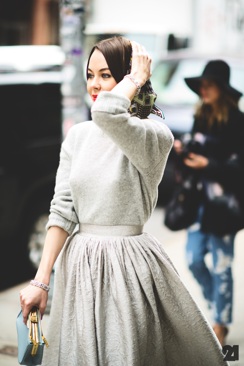 sweater with maxi skirt