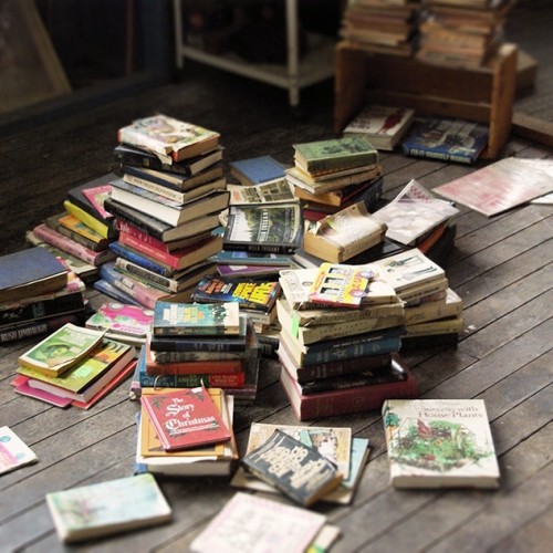 book-piles