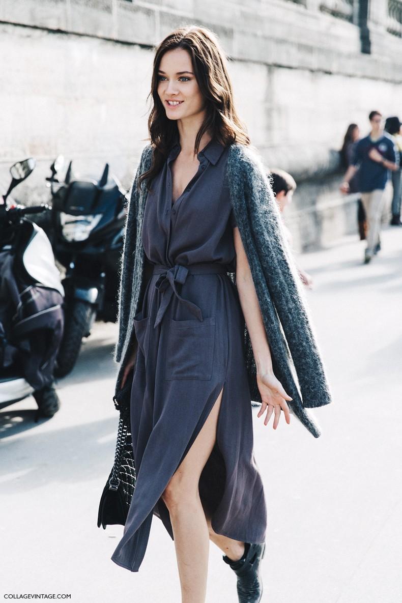 Fashion Slideshow | Style Inspiration: 41 Images of Blazers, Knits, Wide-Legged Pants & A Denim Jumpsuit