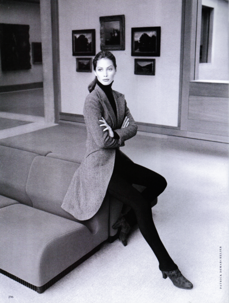 Vintage: Christy Turlington for US Harper's Bazaar September 1992