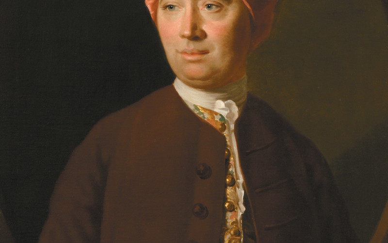 David Hume; portrait by Allan Ramsay, 1754