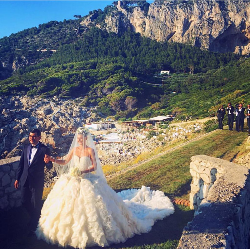 Wedding of the Summer: Giovanna Battaglia & Oscar Engelbert, Capri