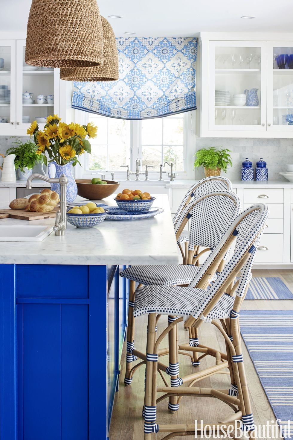 Décor Inspiration: Blue & White in California by Mark D. Sikes