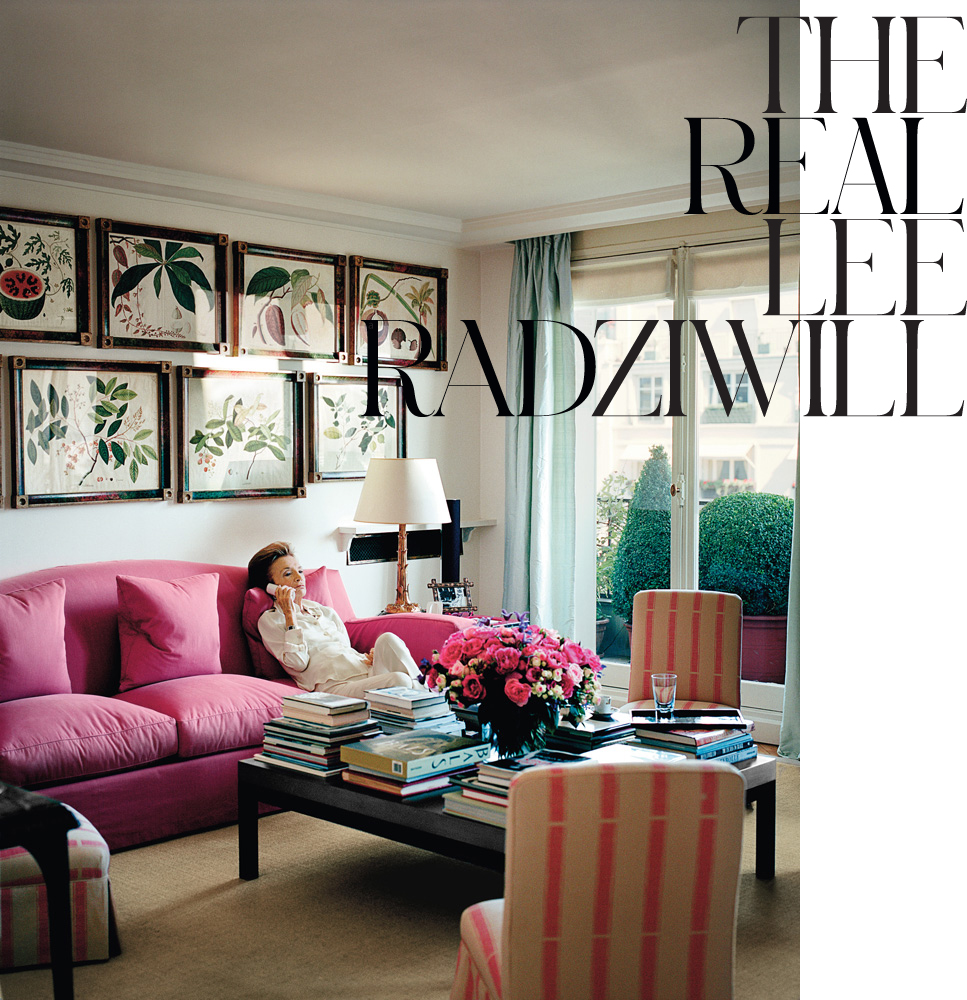 Interiors Redux | At Home With: Lee Radziwill, Paris