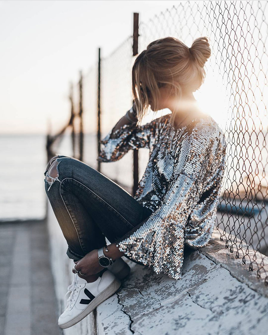 Street Style | Style Inspiration: Day Sequins for Winter Days into Spring