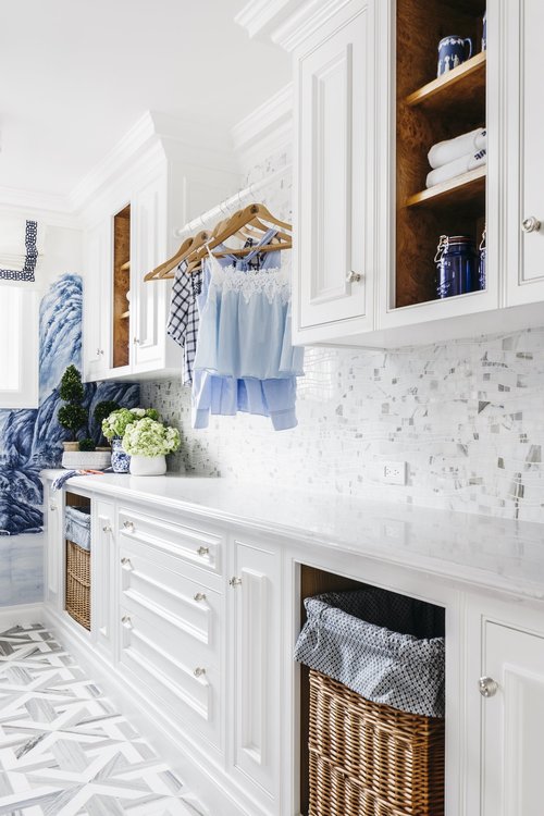 Décor Inspiration: The Chicest Laundry Room Ever