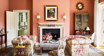 Décor: A Stunning Pink Stucco Southampton Estate by Bunny Williams & Co.