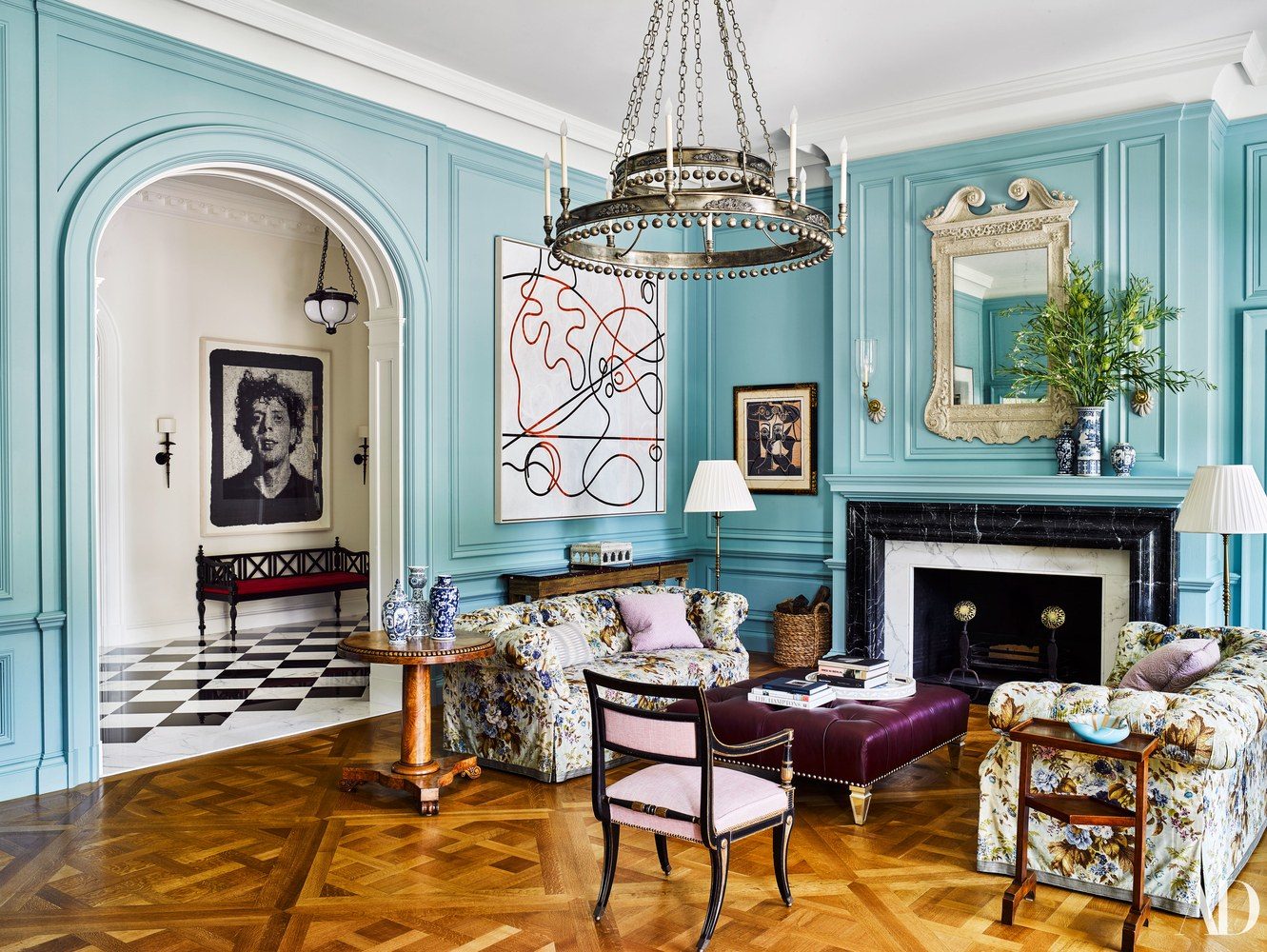 Décor: A Stunning Pink Stucco Southampton Estate by Bunny Williams & Co.
