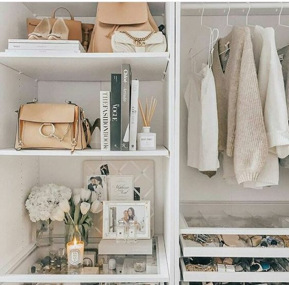 From Pinterest | Storage Inspiration: 6 Beautiful Dressing Rooms