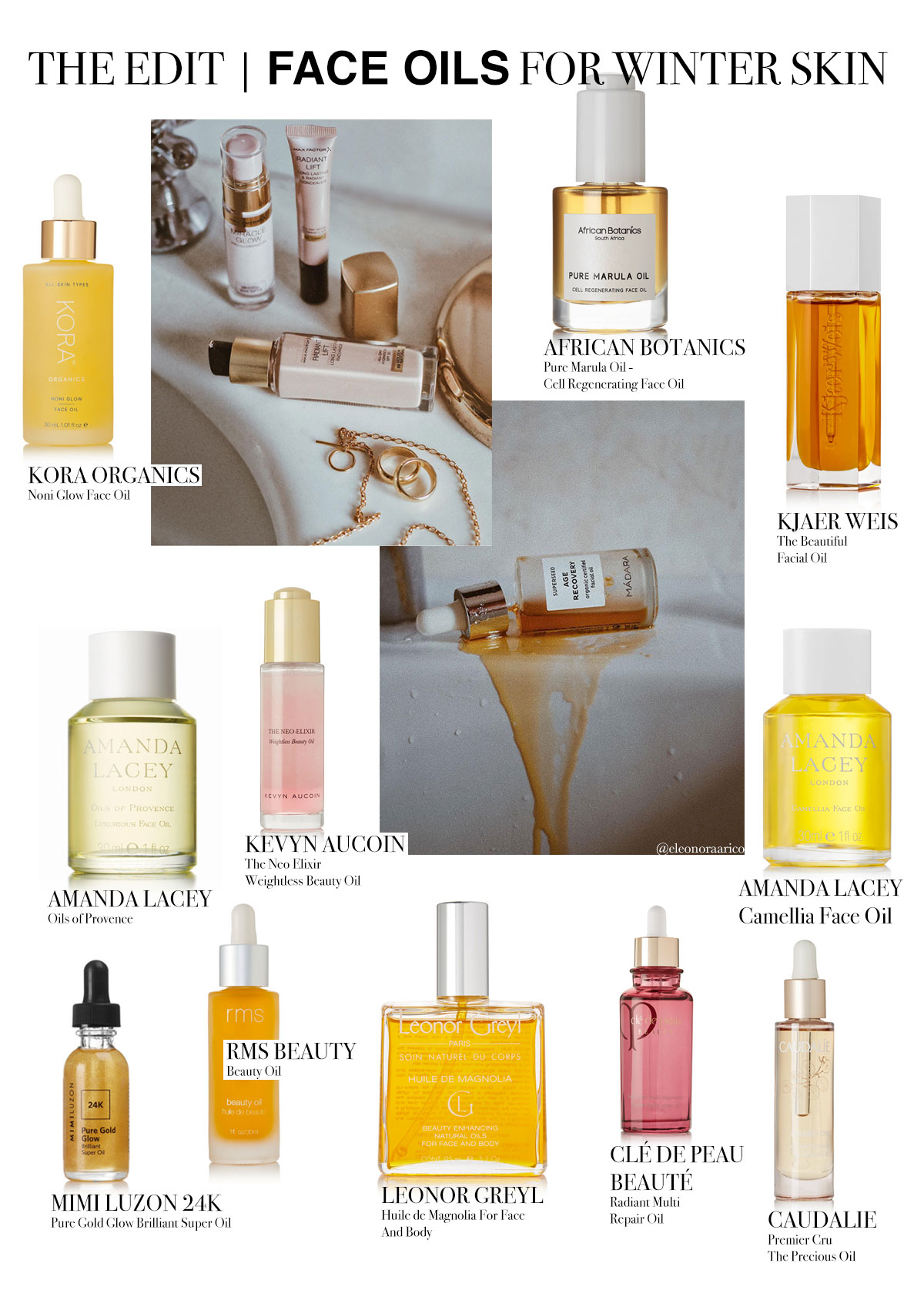 The Edit | Face Oils for Winter Skin (& Any Time of Year)