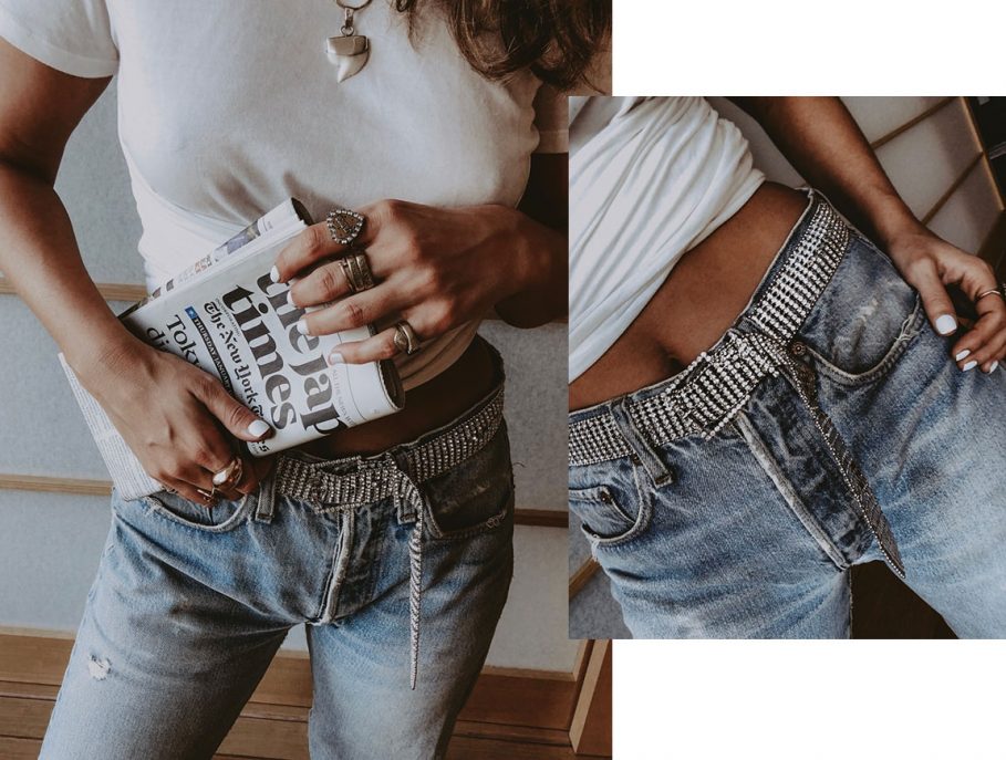 Mini Trend The Rhinestone Belt & Blue Jeans TIG an intelligent guide to the for
