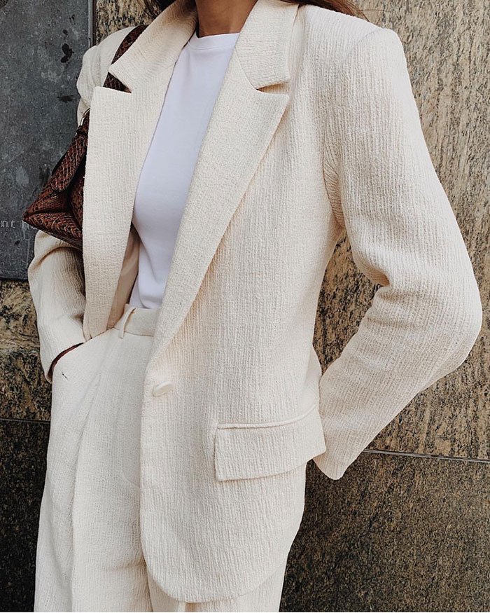 Style File | Spring Trend: The White Pant Suit