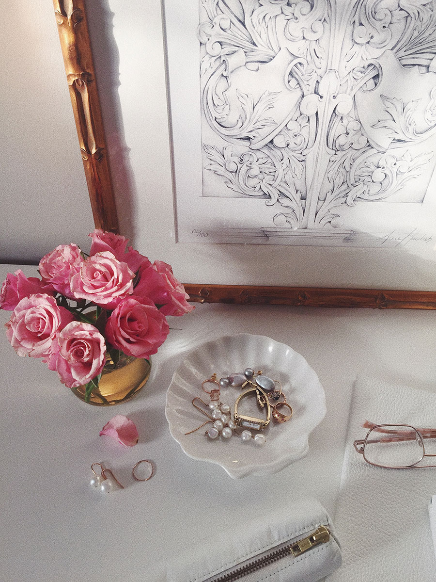 At The Shop: Romantic Baroque Pearls, Chic Art Prints, Leather Notebooks & Travel Cases