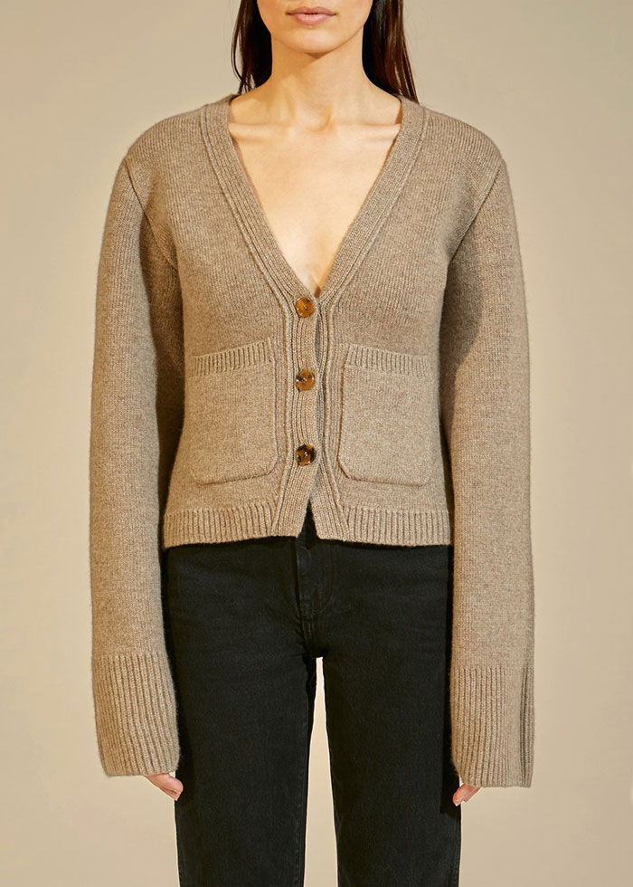 Style File | Look of the Moment: Knit Bra / Tank Top & Cardigan Sweater Sets