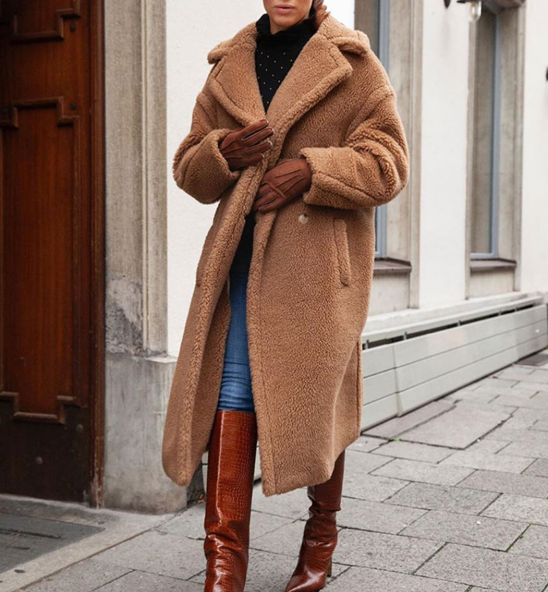 Style File | Mini Trend - Teddy Bear Coats for Wintertime