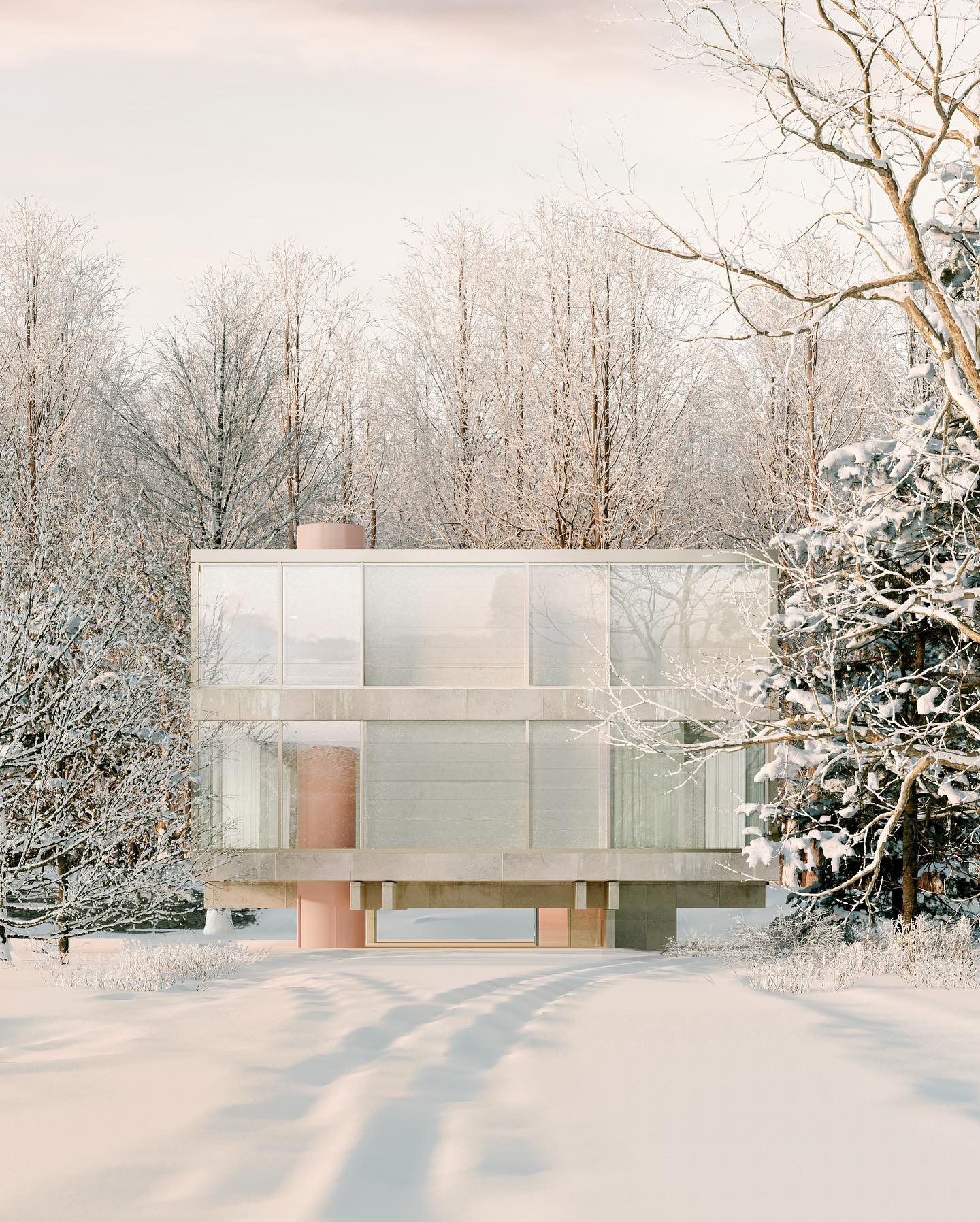 Décor Inspiration | Winter House: A Residence for the Metaverse