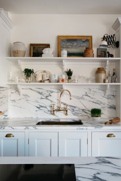 At Home | Décor Inspiration: Dramatic Marble & Other Stone Features