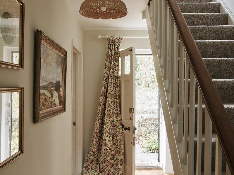 Series | Two Lovely Things: Front Door Curtains